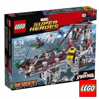 LEGO Super Heroes 76057 Spider-Man: Web Warriors Ultimate Bridge Building Kit (1092 Piece) - intl