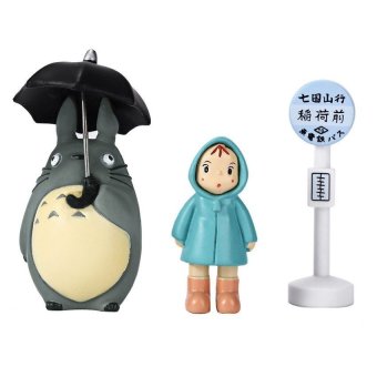 Black Shop International Hayao Miyazaki Anime My Neighbor TotoroFigure Figurinemicrolandschaft Toy - intl
