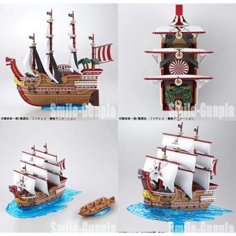 Action Figure Grand Ship Collection One Piece RED FORCE/KAPAL YONKOU RED HAIRED SHANKS ORIGINAL BANDAI