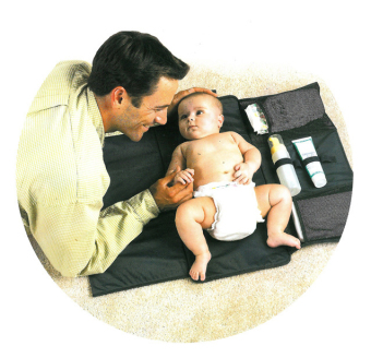 ilovebaby Portable Baby Diaper Changing Pad Storage Organizer - intl