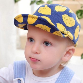 EOZY Kids Baby Boys Lemon Printed Baseball Cap Adjustable Snapback Caps Sunhat - intl