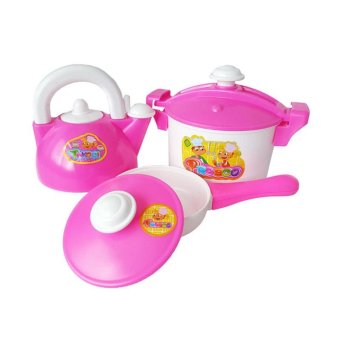 AA Toys Mainan Dapur Idaman Set 3 Pcs Pink - Mainan Masak Masakan