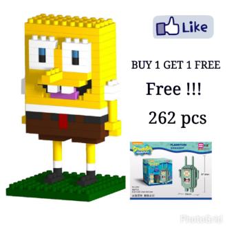 ( Buy 1 Get 1 Free ) Loz Medium 9147 Free Weagle 2292 Sea Blue