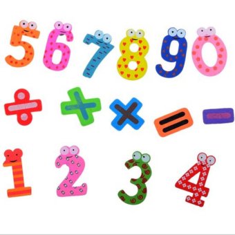 TME Wooden Magnetic Number
