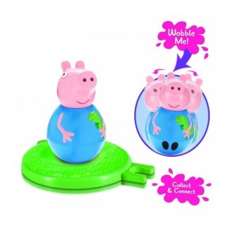 Peppa Pig Wobbily Figure and Base George Pig Character (Assortment) - intl