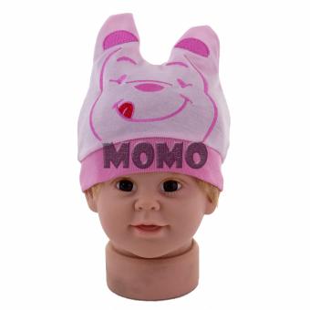 AA Toys Okiyo Topi Bayi Motif WTP Pink - Topi Bayi Motif WTP