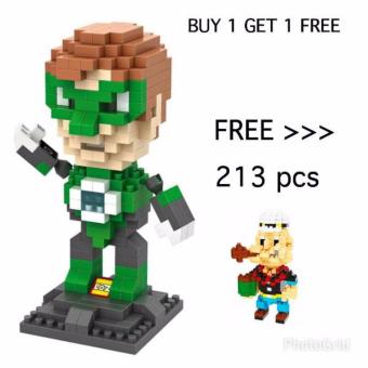 ( Buy 1 Get 1 Free ) Loz Large 9454 Superhero Free Weagle Box 2239 Cartoon