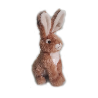 Toylogy Boneka Hewan Kelinci - Brown Rabbit Doll - 7 inch - Coklat