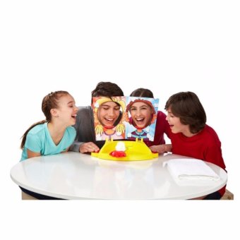 Pie Face Showdown For 2 Players Mainan Anak Face Cream Running Man Cake Party Games Permainan Lempar Wipe Cream Mainan Pesta Anak