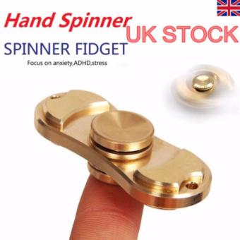 Brass Fidget Spinner & Case 2017 - Professional Edition