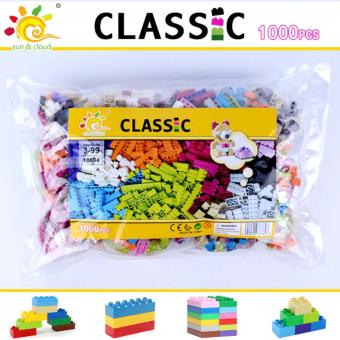 1000pcs/bag basic junior Buidling Blocks Educational Creative DIY Kids Toys small particles Compatible with - intl