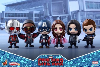 Hot Toys Cosbaby COSB256 Captain America Civil War Team Captain America