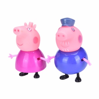 2Pcs Peppa Pig Friends Suzy Emily Danny Rebacca The Pigs Figure Toys Gifts - intl