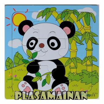 AA Toys Puzzle Kayu Hewan 15 x 15 QX111 - Mainan Kayu Binatang Panda