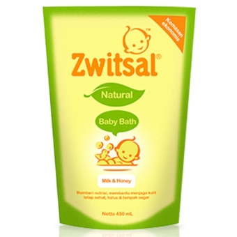 Zwitsal Baby Bath Natural Milk and Honey ZBB012 - 450mll