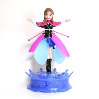 Zell Flying Anna with Light and Music - Boneka Anna Frozen Sensor Tangan dengan Lampu dan Musik