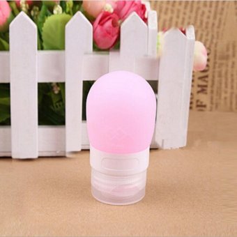 Feng Sheng 3Pcs Silicone Travel Subdivision Bottle Portable Subdivision Cans Lovely Round Small Bottles 38ML - intl