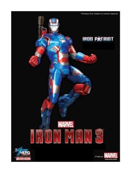 Dragon Models Iron Man 3 Iron Patriot Vignette Action Hero - intl