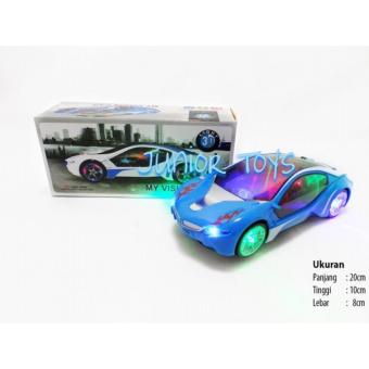 Mainan Mobil 3D BMW Car with Light and Sound