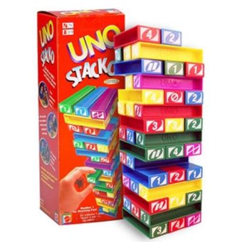 Lullaby UNO STACKO Family Game - Multi Colour