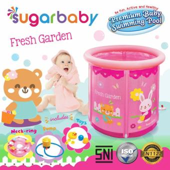 Sugar Baby Premium Baby Swimming Pool Baby Spa Fresh Garden (Pink)