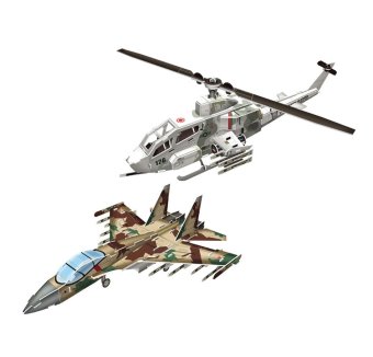 Cubic Fun Puzzle 3D AH-1 Huey Cobra & Sukhoi Su-35
