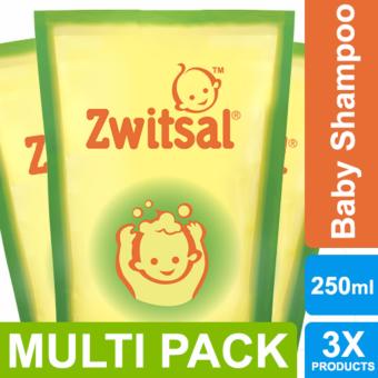 Zwitsal Baby Shampoo Natural AVKS Refill - Pouch - 250mL MULTI PACK