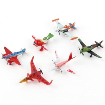 Black Shop International Era 6 Pieces/Set Planes Play Set PlasticModel Planes Figureairplanes Toy - intl
