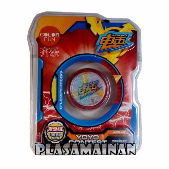 AA Toys Yoyo Contest Electric Shock Color Fun Merah - Mainan Yoyo
