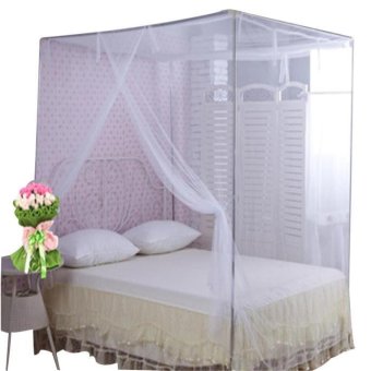 Encryption Nets 1.5 m Bed Student Dormitory Mosquito Nets Party White - intl