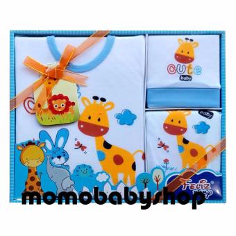 AA Toys 1 Set Pakaian Bayi Usia 0-3m Biru - Perlengkapan Pakaian Bayi 1 Set