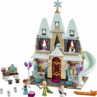 AHS Ligo 41033 Frozen Castle Elsa Isi 519pcs Mainan Edukasi Lego Murah