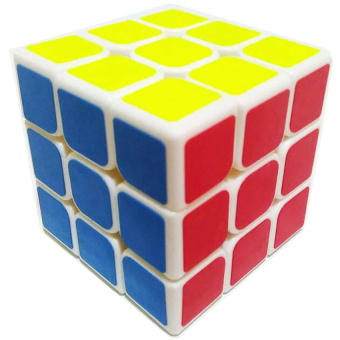 Eigia Rubik Brain Cube 3 x 3 Full Color Mainan Edukasi Anak Usia 3 Tahun Ke Atas Dewasa Toy Speed Puzzle Rubiks Kubus SNI Asah Otak Latih Kesabaran Ketekunan Kecepatan Tangan Toys Edukatif Aman Mudah Cepat Diputar - Multicolor