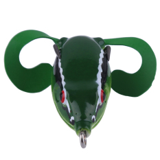 40/55mm Soft Topwater Fishing Ray Frog Lures Bass Baits Crankbaits Tackles Hooks (Intl)