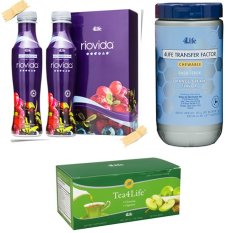4life - Transfer Factor TF Mix TF RioVida 1 pax - TF Chewable 1 Botol - TF Tea 1 Box