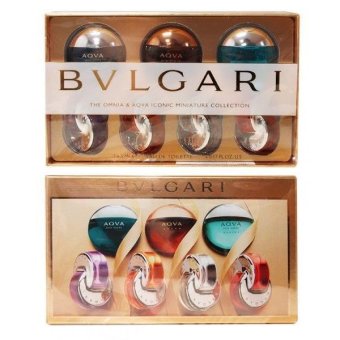 Bvlgari Omnia & Aqva Iconic Miniatur Collection Edition