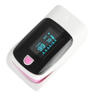 Toprime Fingertip Pulse Oximeter Blood Oxygen Saturation Monitor 1001 Pink