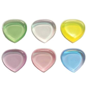FashionDoor 6 pcs Jelly Soft Silicone Gel Powder Puff Sponge For Cosmetic Face Foundation A - intl