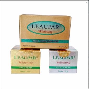 Leaupar Cream Original - Paket Cream Leaupar Asli -Cream Siang Cream Malam Plus Sabun