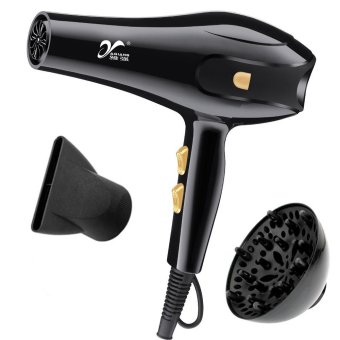 3000W Hair Dryer Lonized Water Ceramic Ionic Fast Styling Blow Dryer Long Life AC Motor Salon&Home Use - Intl