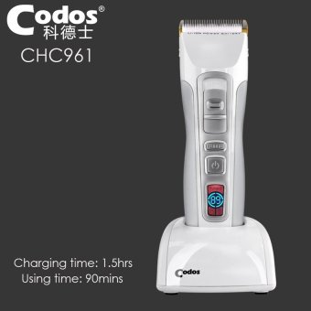 Codos CHC-961 Professional Hair Clipper Rechargeable Hair TrimmerBarber Tools Salon Cutting Shaving Machine LCD Fast Charging - intl
