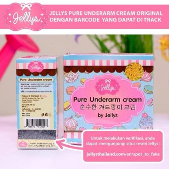 Jellys Pure Underarm Cream Original 50gram