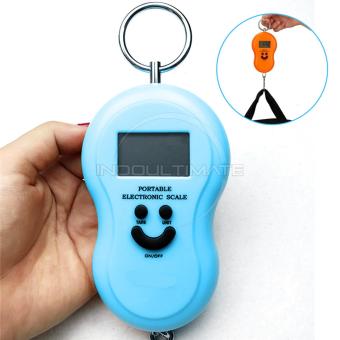 Ranselku Timbangan Gantung Digital Portable / Portable Elecktrinic Scale Import 50kg TG-01 - Blue
