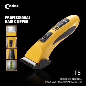 Codos T8 Professional Electric Hair Clipper Ceramic Titanium Blade Salon Rechargeable Hair Trimmer Fast Charging Haircut Machine - intl