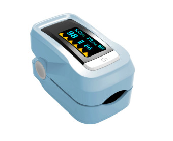 Acediscoball Finger Oximeter Portable edical Pulse Blood Oxygen SpO2 Monitor PR Heart Rate Moniter LED display Handheld Portable (Blue) - intl