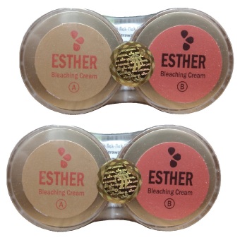 Esther Gold Bleaching Cream A/B Wajah Bersih dan Mulus 2pcs