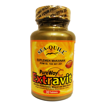 Sea-Quill Pureway C Extravit 250 MG 30's - Vitamin C, Imun Tubuh, Daya Tahan Tubuh