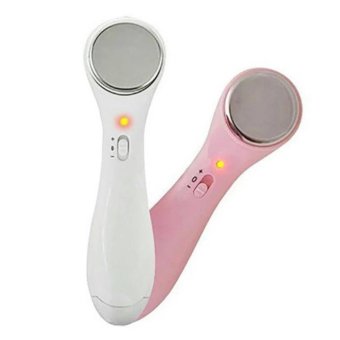 Setrika Wajah - Ion Face Massager Skin Care - Pink/Putih Random Color