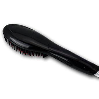 Electric Straight Beauty Hair Comb / Sisir Pijat Elektrik - Black