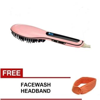 Sisir Elektrik Catokan Digital Adjustable 96 + Gratis Facewash Headband
